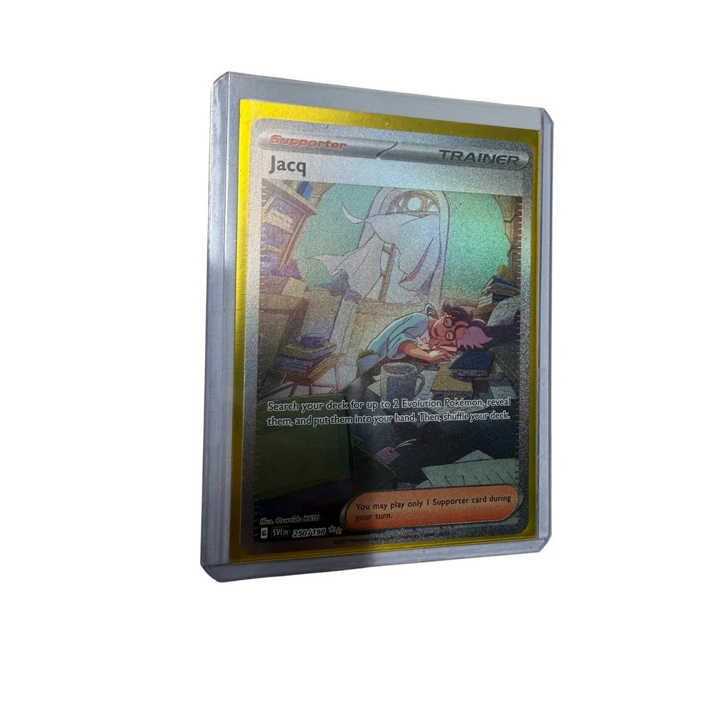 Pokemon Jacq 250/198 Special Illustration Rare Scarlet & Violet Full Art Trainer